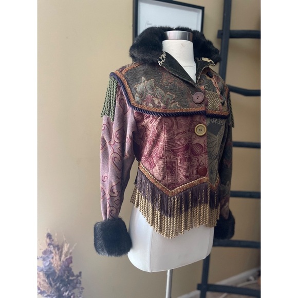 VINTAGE J.WILDE size medium jacket - Picture 3 of 8